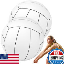Meooeck 2 Pcs 40" Giant Inflatable Volleyball Beach Party Ball Decorations