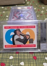 1997 Topps - Willie Mays Reprints Willie Mays #13 1960 Topps All-Star .Game worn