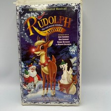 Rudolph The Red-Nosed Reindeer The Movie 1998 VHS Animated Musical John Goodman