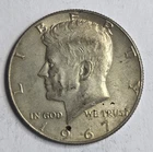 1967 Kennedy Half Dollar Silver Coin - AU