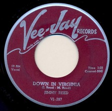 Jimmy Reed - Down In Virginia / I Know Its A Sin, 7