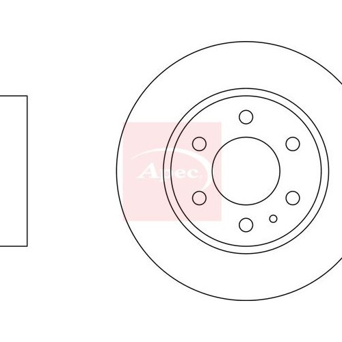 Iveco Daily Iv 2006-2016 Bremsscheibe Hinten (Einzeln) DSK2533-image