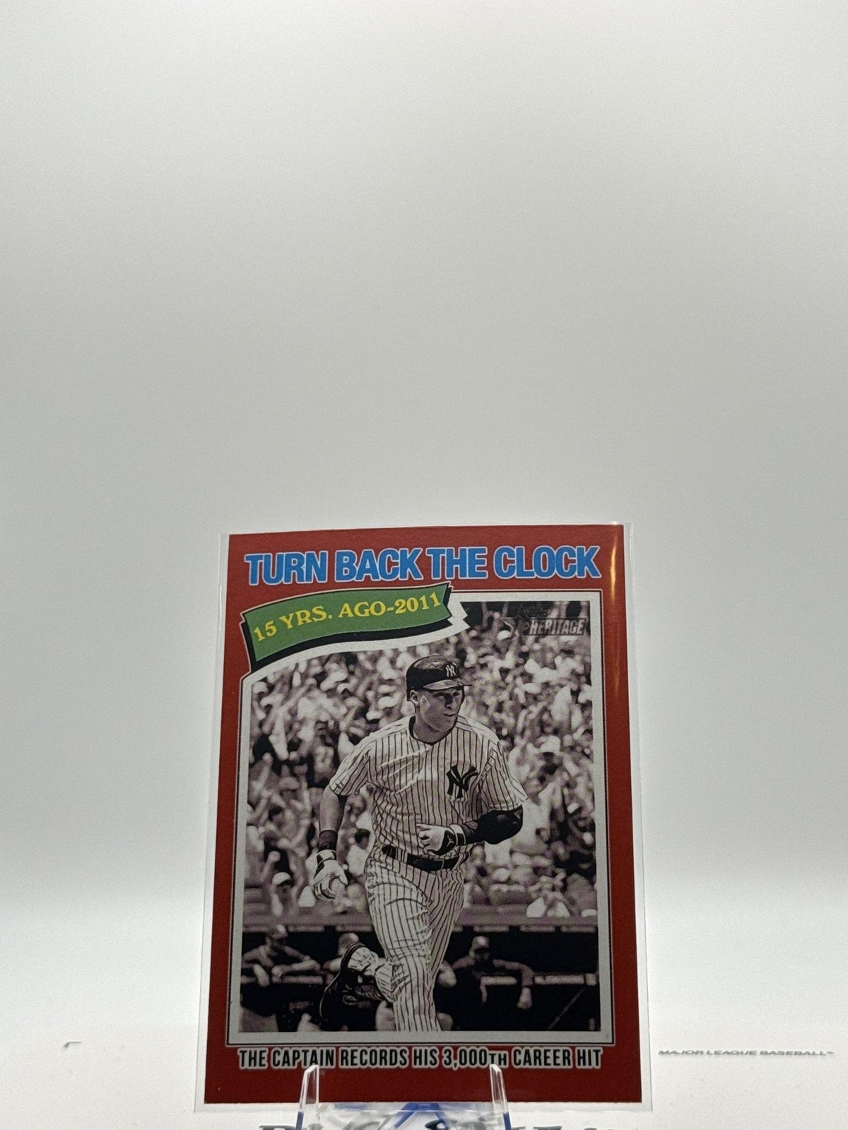 2026 Topps Heritage #335 Derek Jeter Red