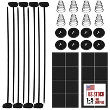 2 Sets Car Fan Mounting Kit, Electric Radiator Fan Zip Ties Straps Mounting