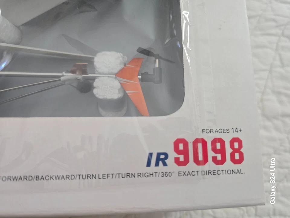 NEW SEALED S Double Horse IR 9098 Gyroscope Helicopter - Image 2 of 4