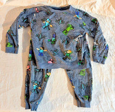 Minecraft Boys Sweatsuit 2 Piece Size 6 100 Cotton