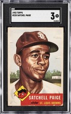 1953 TOPPS #220 SATCHEL PAIGE SGC 3