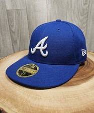 Atlanta Braves New Era 59Fifty LP Fitted Hat Cap Size 7 1/8 Alt Retro Color