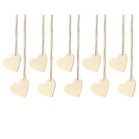Holzherzen Mit Schnur Zum Beschriften Als Namensschilder GeschenkanhäNger