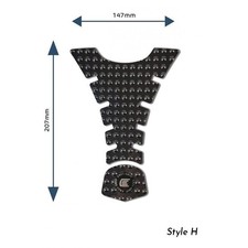 Eazi-Grip EVO Centre Tank Pads (H) Black Suzuki Boulevard M109R 2006 - 2025