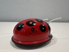 VINTAGE NEW 60's K Lady Bug Wind-Up Metal Toy Japan