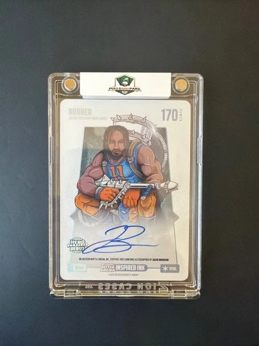 Burner Jalen Brunson Auto Bo Jackso Battle Arena Inspired Ink 170 Steel JBNA-7