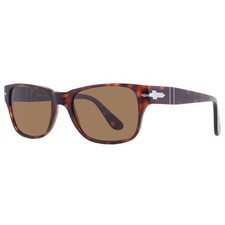 Persol Polarized Brown Rectangular Men's Sunglasses PO3288S 24/57 55