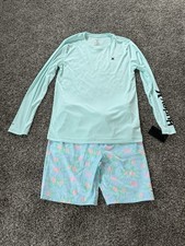 New with Tags Boys Size XL Hurley Swim Trunks and Swim Shirt Set