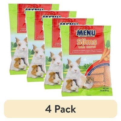 Carrot Flavor Menu Slims Small Animal Treats for Rabbits Guinea Pigs Hamsters 4