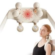 SKG Cordless Neck Massager for Pain Relief Deep Tissue Shiatsu Neck and Shoul...