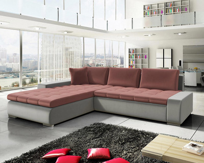 Eckcouch Couchgarnitur Ecke Sofa Ecksofa Cicco ! mit Schlaffunktion!