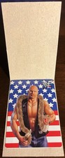 2000 WWF WWE WRESTLING STONE COLD STEVE AUSTIN VENDING STICKER W/Cardboard