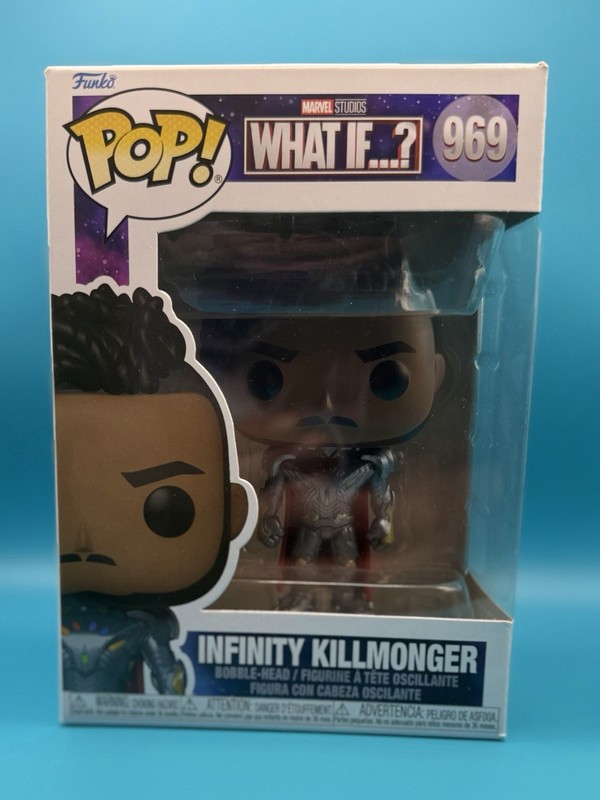 Funko Pop! Marvel What If...? Infinity Killmonger Vinyl Bobble-Head #969