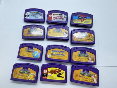 Leapfrog LeapPad Lot of 12 Assorted Learning Game Cartridges Pre K And Up L7