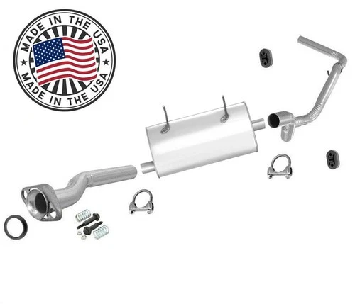 For Ford Ranger 2.3L 2.5L 98-01 112" Wheel Base Muffler Tail Pipe Exhaust System