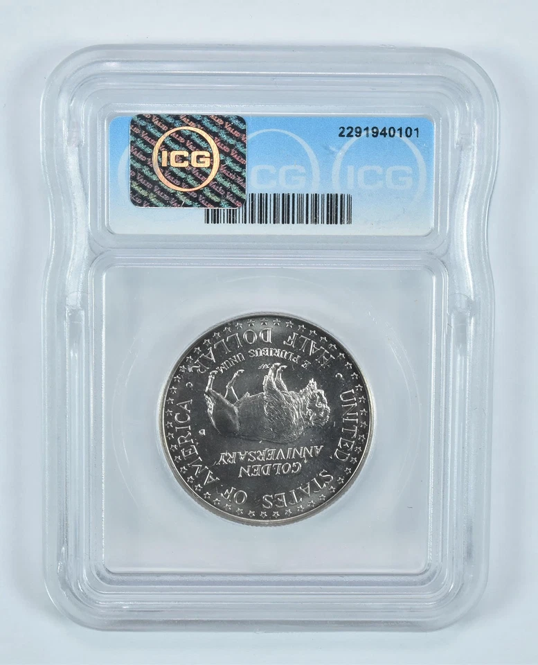 1991-D Mount Rushmore Commemorative Half Dollar MS70 ICG *8168 - Image 2 of 4