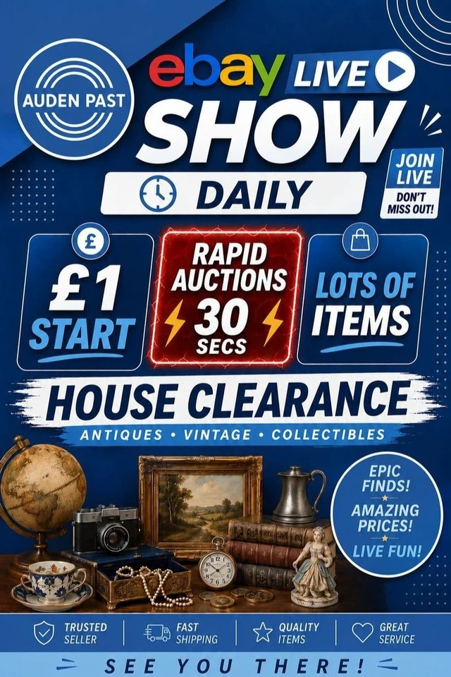 £1 Starts - House Clearance - Vintage Home Decor & Collectibles