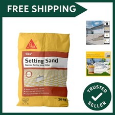 Sika 20kg Buff Setting Sand - Long-Lasting, Hard Setting for Patios & Driveways