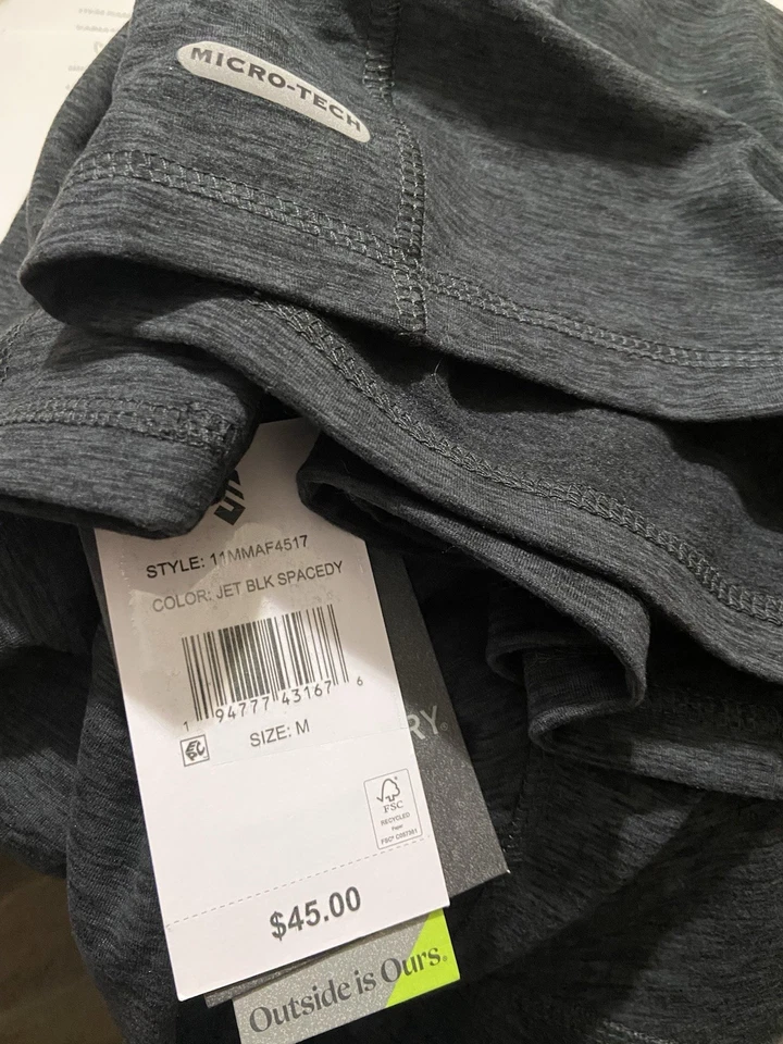 Camisa Activa Free Country Cuello Redondo Manga Larga SUAVE Elastizada Nueva con Etiquetas Precio de venta sugerido por el fabricante $45 Foto 4 de 4