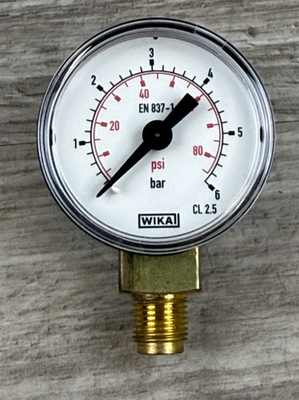 #ad Wika pressure gauge manometer 0 10 bar EN 837 1 NEW NMP $26.95