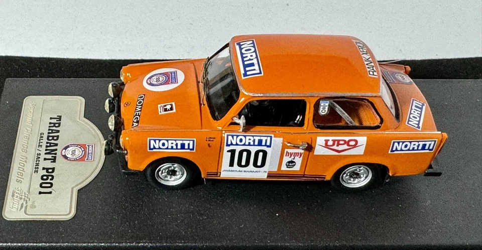 TRABANT P601 #100 GALLE-SACHSE 1000 LAKES RALLY 1976 TRANSKIT 1:43 - Immagine 2 di 4