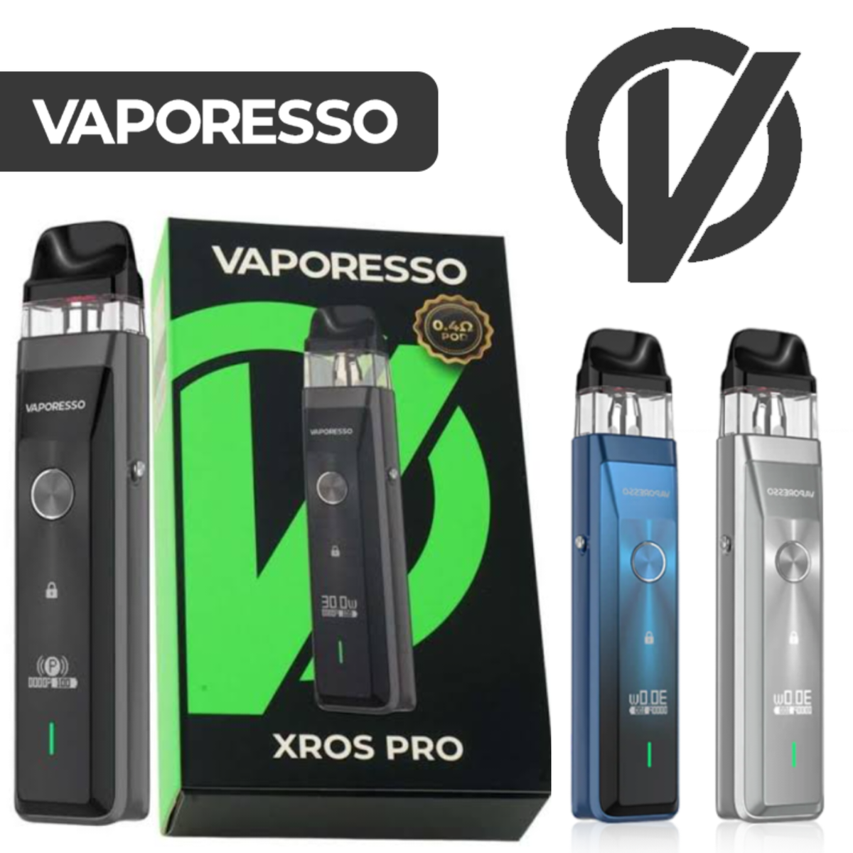 VAPORESSO XROS PRO POD KIT AND REPLACEMENT PODS 1200mAh 30W E CIG NEW  ARRIVAL | eBay UK