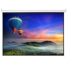 Projector Screen Motorized w/ Remote 100" 4:3 Home Theater Movie Auto Drop Down