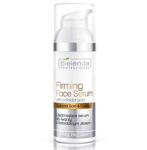 Bielenda Professional FIRMING FACE SERUM with Colloidal Gold & Caviar 50ml