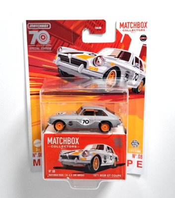 2023 MATCHBOX Collectors/ 1971 MGB GT Coupe -  Matchbox 70 Years SPECIAL EDITION