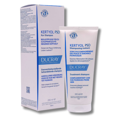 Ducray KERTYOL PSO Kur-Shampoo 200 ml  für zu Schuppenflechte neigende Haut