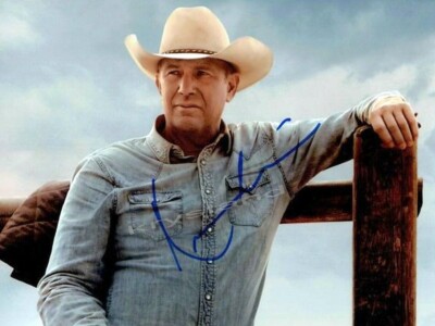 YELLOWSTONE TV SERIE - KEVIN COSTNER - JOHN DUTTON AUTOGRAMMFOTO SIGNED 