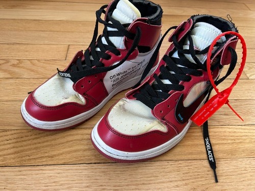 Jordan 1 Retro OG x Off-White High Chicago Mens Size 7 RARE Size - Picture 2 of 7