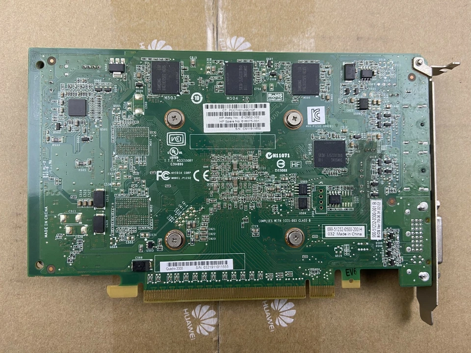 nVIDIA Quadro 2000 Q2000 1GB DDR5 PCI-E 16x Video Card DP DVI professional Card - Image 2 of 4
