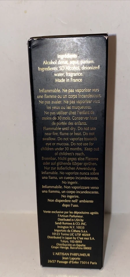 Eau de Toilette Vintage L'Artisan Parfumeur L'eau D'Ambre 1,7 oz/50 ml nuevo en caja Foto 2 de 2