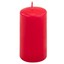 FINK Kleine Stumpenkerze Schwarz – 10 Cm Hoch, 8 Cm Durchmesser, Ca. 40h Brenndauer, Für Windlichter & Kerzenständer