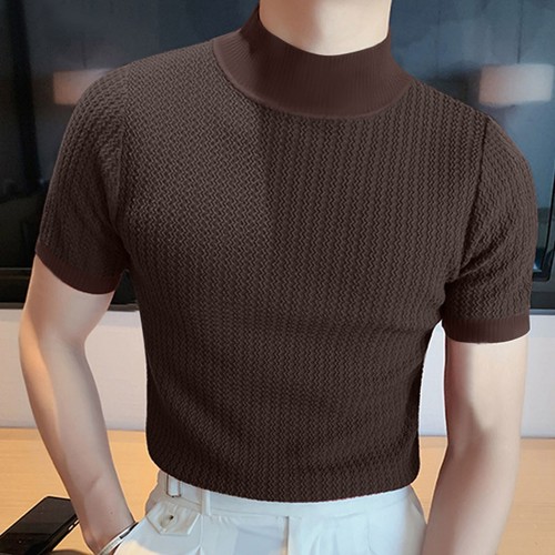 Neu Herren Rollkragenpullover Passform T-Shirts Freizeit Unterhemd T - Bild 4 von 35