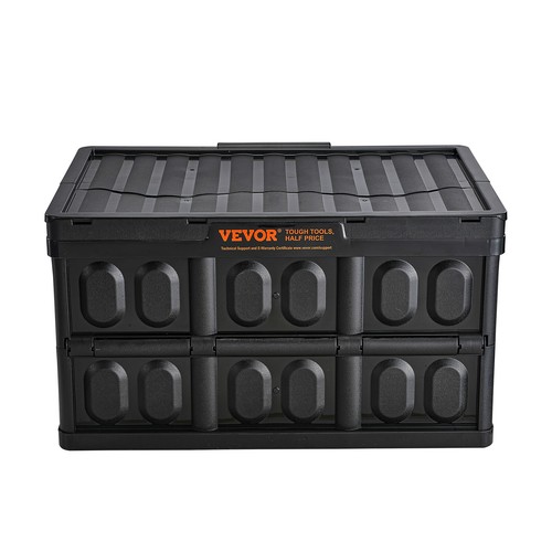VEVOR Klappbox Aufbewahrungsbox 3er Set Faltbar Box Kunststoffbox mit Deckel 45L - Bild 11 von 12