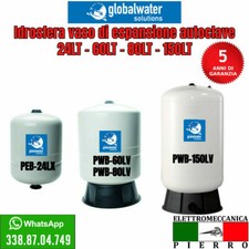 IDROSFERA PRESSURIZZATA VASO ESPANSIONE AUTOCLAVE  GLOBAL WATER GWS VARI LITRI