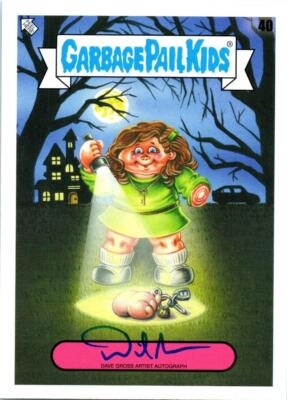 2022 GARBAGE PAIL KIDS BOOK WORMS ARTIST AUTOGRAPH CARD 40 NO CLUE NANCY by DAVI