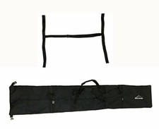Zaltana Padded Ski Carrier, Bag Rack 1-1/2" Ski Lash Straps Combo