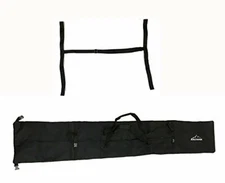 Zaltana  Padded Ski Carrier, Bag Rack & 1-1/2" Ski Lash Straps Combo