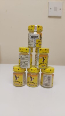 Aboniki Balsam 25g - Linderung bei Muskelschmerzen, Schmerzen, Erkältung & Kopfschmerzen - 6 Flaschen