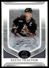 Keith Tkachuk Silver Script 2020-21 SP Signature Edition Legends #41 Hockey Card