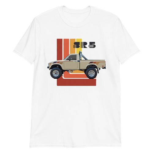 1983 SR5 4x4 Pickup LKW kurzärmlig Unisex T-Shirt - Bild 2 von 4